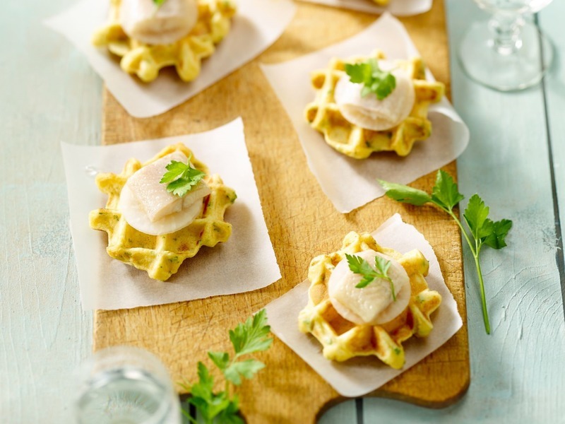 Aardappelwafel met paling