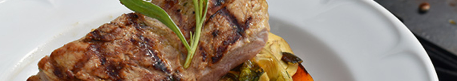 Filet mignon mariné et légumes confits