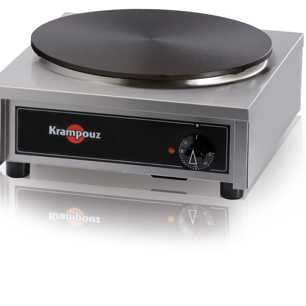 CECIL3 - Enkel Pannenkoekenijzer - Vierkant chassis - 35cm diameter