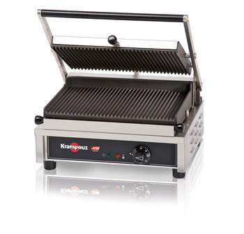 GECID4AO - Contact grill Medium: ribbed/ribbed