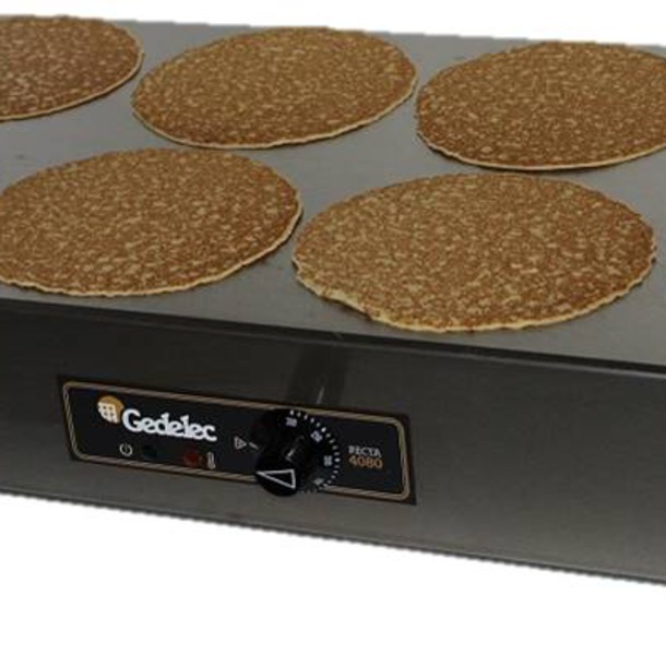 RECTA4080 - Pannenkoekenplaat 40x80cm