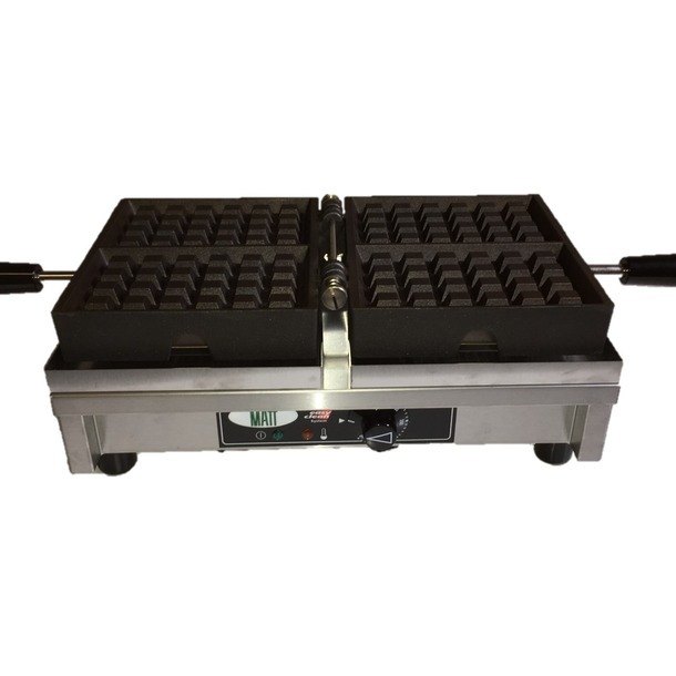 WECABA - Enkel wafelijzer - 4x6 Brusselse