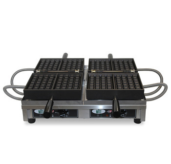 WECABB - Dubbel wafelijzer - 4x6 Brusselse