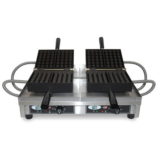 WECABB - Dubbel wafelijzer - 4x6 Brusselse