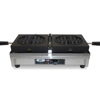 WECACA - Enkel wafelijzer - 4x8 Rond