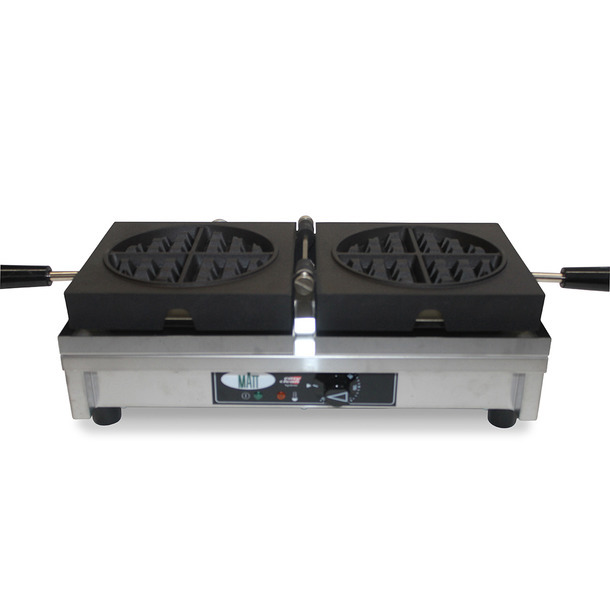 WECACA - Gaufrier simple - 4x8 Rond