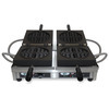 WECACB - Dubbel wafelijzer - 4x8 Rond