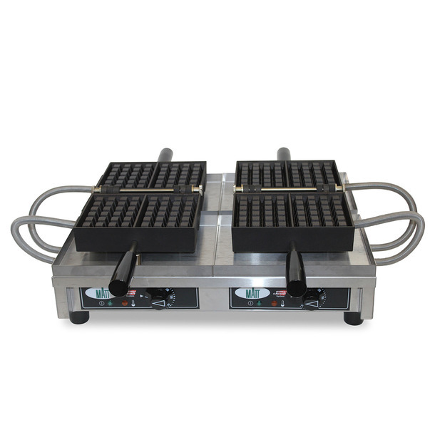 WECAEB - Double waffle iron - 4x6 Liège