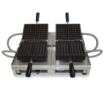 WECAKB - Dubbel wafelijzer - 4x7 Ontbijt