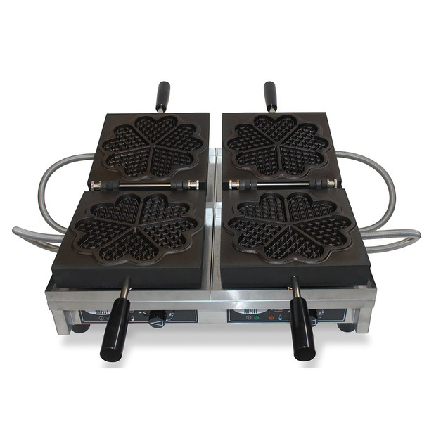 WECAQB - Gaufrier double - 5x27 Gaufre coeur